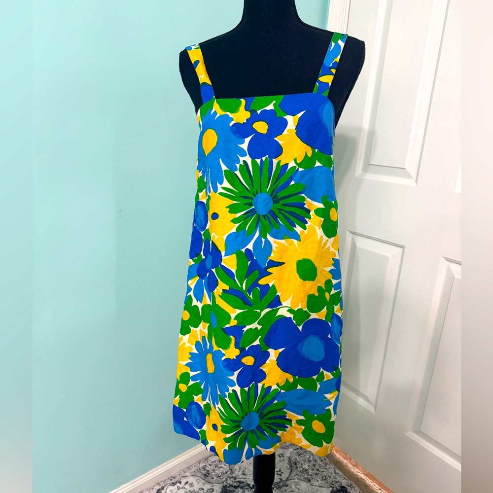 J. Crew Floral Shift Dress Size 2